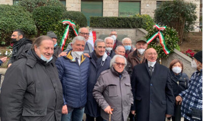 strage di via Prati dei Papa commemorazione di Ecoitaliasolidale e ANVCG alla presenza del Sen. Maurizio Gasparri