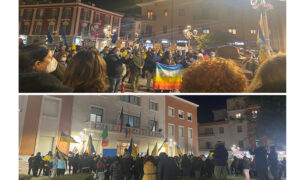 manifestazione a Crotone pro Ucraina
